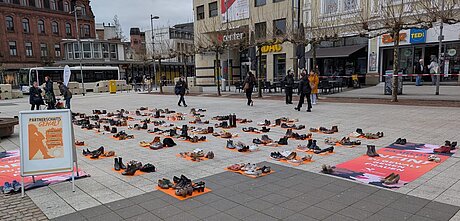 Kleiner Markt - Schuhe gegen Gewalt 13. März 2026